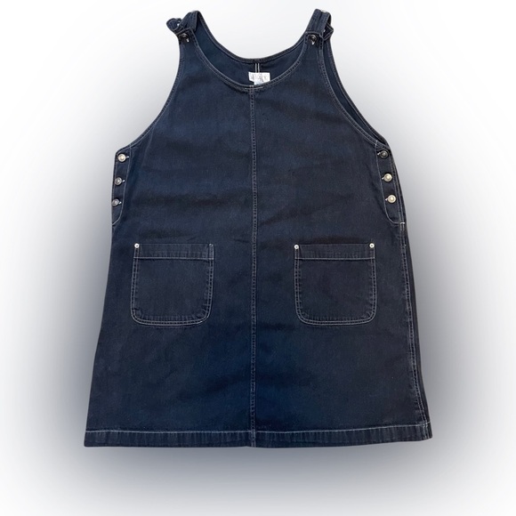 JLNY Dresses & Skirts - JLNY vintage women size 20 plus size denim blue overall adjustable dress.